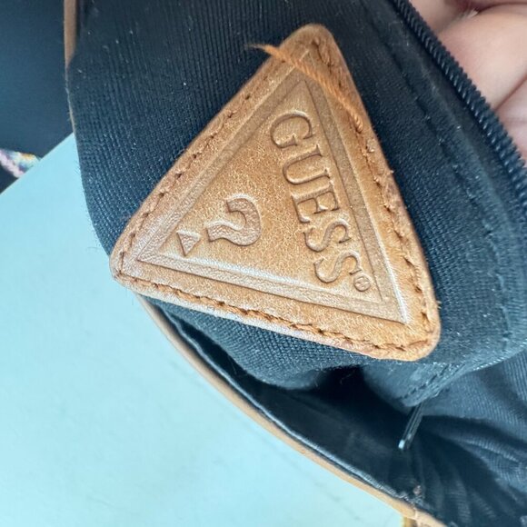 Vintage y2k Guess Brown Leather Saddle Bag - Picture 8 of 9